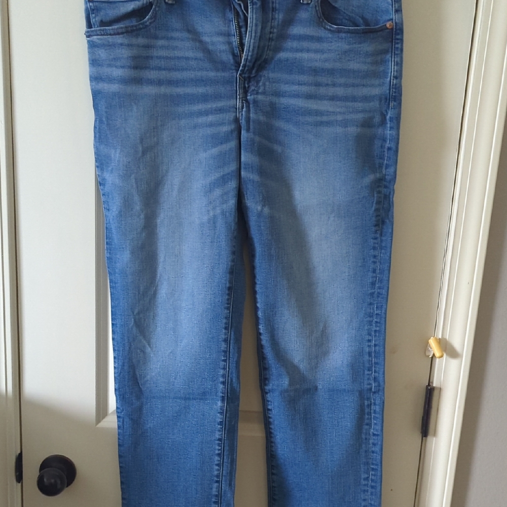 American Eagle Outfitters Blue Straight Leg Jeans